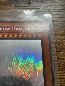 Rainbow Dragon Yu-Gi-Oh! Trading Card TAEV-EN006 Ghost 1st Edition - Image 4