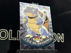 2000 Topps Chrome Holo Pokemon TV Series 1 Blastoise # 9 Foil starter Water - Image 4