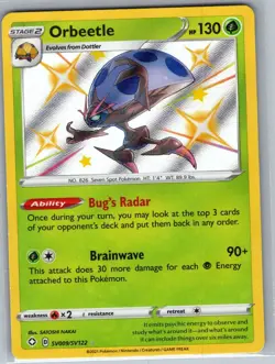 Orbeetle SV009/SV122 Shining Fates: Shiny Vault - Pokemon Card - NM - Image 1