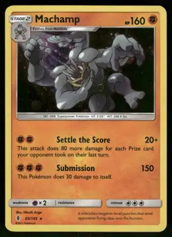 Machamp - 65/145 (Cosmos Holo) Holo 065/145 Blister Exclusives Pokemon - Image 1