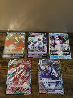 Pokemon Oversized/Jumbo 5 Card Lot Urshifu, Palkia, Cramorant, Rapidash - Image 1