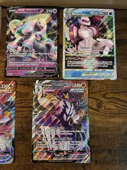 Pokemon Oversized/Jumbo 5 Card Lot Urshifu, Palkia, Cramorant, Rapidash - Image 3