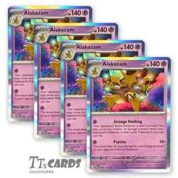 Alakazam Holo 082/167 x4 Playset 4x Pokemon SV Twilight Masquerade TWM - Image 1
