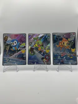 Pokemon Mega Evolutions First Partner Pack Gen 4 Starter PROMOS ENG - Image 1