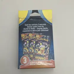 Pokemon Scarlet & Violet Surging Sparks Booster Box 3 Packs English TCG - Image 2