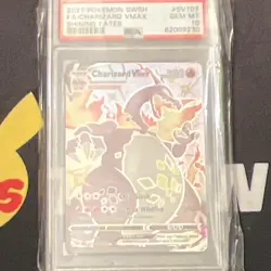 Pokemon TCG Charizard VMAX SV107/SV122 Shining Fates PSA 10 Holo 2021 - Image 1