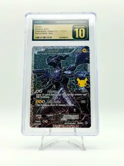 2021 POKEMON CELEBRATIONS CLASSIC COLLECTION B&W ZEKROM 114/114 CGC PRISTINE 10 - Image 1