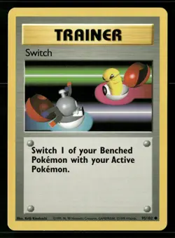 Switch 95/102 - Base Set - Pokemon TCG - WOTC 1999 - Unlimited - NM - Image 1