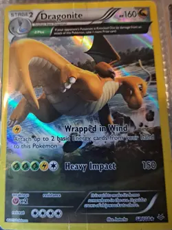 Pokemon TCG Dragonite XY Promo Moderately Played HOLO 52/108 - Image 1