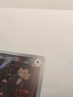 Team Rocket's Meowth -203/182 -Destined Rivals Holo -pokemon TCG - Image 4