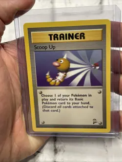 Pokemon Scoop Up 107/130 Base Set 2 Pokemon TCG NM Near Mint Vintage Unlimited - Image 1