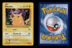 PIKACHU (CRACKED ICE HOLO) HOLO RARE HOLO 35/108 LP POKEMON - Image 3