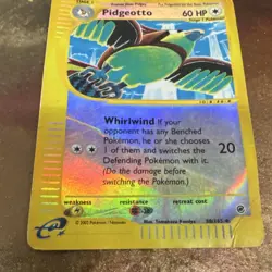 Pokemon TCG Pidgeotto 088/165 Expedition Reverse Holo Uncommon 90 HP English - Image 1