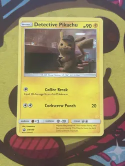 Pokemon Detective Pikachu SM190 - Black Star Promo - Excellent - Image 1