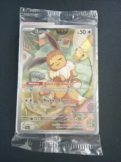 Eevee (Pokemon Center Exclusive) 173 Holo Scarlet & Violet Promo Pokemon SEALED - Image 1