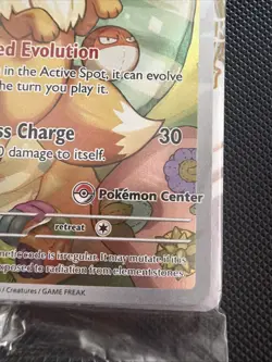 Eevee (Pokemon Center Exclusive) 173 Holo Scarlet & Violet Promo Pokemon SEALED - Image 3