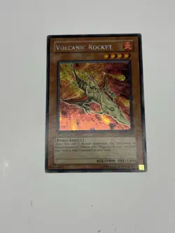 YuGiOh GX TCG Force of the Breaker Secret Rare Volcanic Rocket 1ed DOTB-EN000 - Image 1