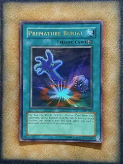Yugioh Premature Burial PSV-037 Ultra Rare Original Print LP - Image 1