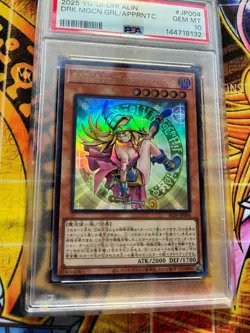 2025 YU-GI-OH! JAPANESE ALIN-DARK MAGICIAN GIRL THE MAGICIAN'S APPRENTICE PSA 10 - Image 4