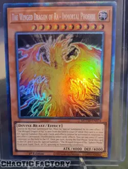 YUGIOH MZTM-EN074 The Winged Dragon of Ra - Immortal Phoenix Collector's Rare 1s - Image 1