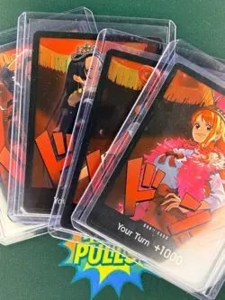 One Piece CCG EB04 Heroines Edition Don!! Set Uta, Nami, Nico Robin, Boa Hancock - Image 1
