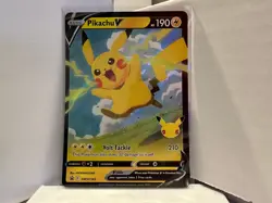 Pikachu V SWSH143 NM Promo Rare Pokemon Card NM 0914 #101 - Image 1