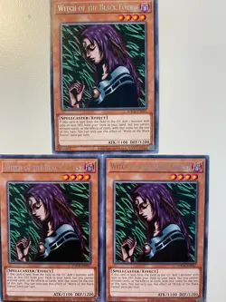 Yugioh Witch Of The Black Forest TOCH-EN027 Rare NM x3 Play Set - Image 1