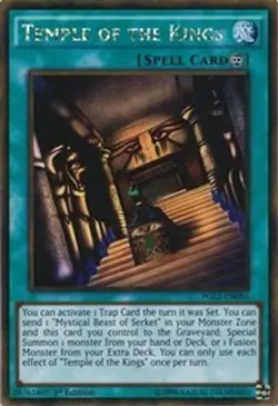 Temple of the Kings - PGL2-EN056 - Gold Rare 1st Edition Yugioh - Image 1