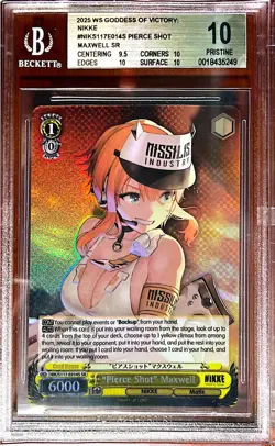 💎 BGS 10 Weiss Schwarz NIK/S117-E014S Pierce Shot Maxwell SR foil NIKKE Waifu - Image 1