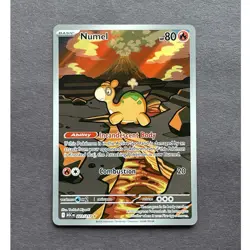 Nintendo Numel 223/217 ASC Rare Regular Fire Basic 80 HP Pokemon TCG Card - Image 1