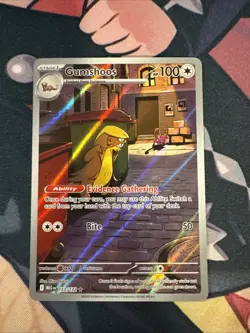 Pokemon TCG - Gumshoos 153/132 - Mega Evolution - Holo Illustration Rare Card NM - Image 1