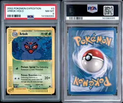 PSA 8 Arbok 3/165 Expedition E Series 2002 Pokemon Card Holo NEAR MINT new cert - Image 3