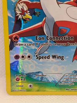 Pokemon TCG Latias XY78 Promo Card Full Art 2015 Lightly Played - Image 5