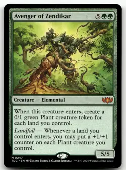 Avenger of Zendikar #247 (NM) Tarkir Dragonstorm TDC Magic MTG - Image 1