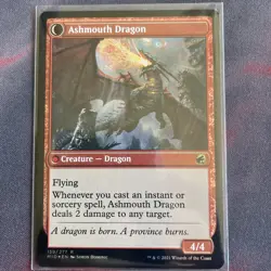 MTG Smoldering Egg Ashmouth Dragon Innistrad: Midnight Hunt 159/277 Foil - Image 2