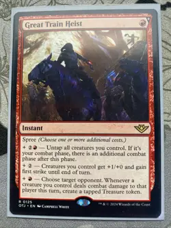 Great Train Heist - Outlaws of Thunder Junction MTG 0125 NM - Image 1
