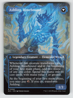 Ashling, Rekindled (Borderless) #290 (NM) ECL Magic MTG - Image 2