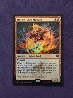Molten-Core Maestro (Foil) 0125 (R) MTG Secrets of Strixhaven (SOS) - Image 1