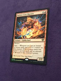 Molten-Core Maestro (Foil) 0125 (R) MTG Secrets of Strixhaven (SOS) - Image 2