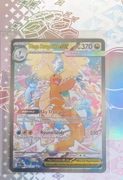 Pokemon TCG Mega Dragonite EX 290/217 Full Art ascended heroes English CLEAN - Image 1