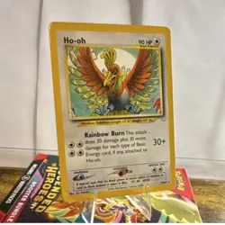 Pokemon TCG Ho-oh 18/64 Neo Revelation Rare Unlimited Regular Basic 90 HP Eng - Image 1