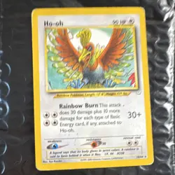 Pokemon TCG Ho-oh 18/64 Neo Revelation Rare Unlimited Regular Basic 90 HP Eng - Image 4
