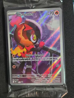 Charcadet 2025 Pokemon Phantasmal Flames #022 Black Star Promo Holo Sealed - Image 1