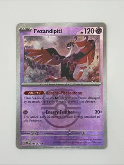 Fezandipiti (Master Ball Pattern) 045/131 Rare Prismatic Evolutions Pokemon NM/M - Image 1