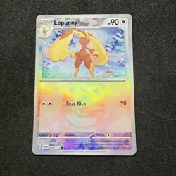 Lopunny (Master Ball Pattern) 084/131 Sv: Prismatic Evolutions Holo Pokemon TCG - Image 1