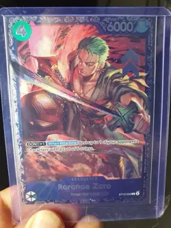One Piece English Card Game Treasure Cup ST12-008 Roronoa Zoro SR Alt Art - Image 1