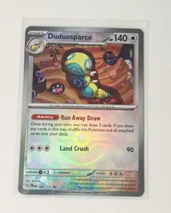 Dudunsparce (Master Ball Pattern) 080/131 SV: Prismatic Evolutions Holo Pokemon - Image 1
