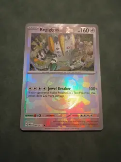 Pokemon TCG Regigigas 086/131 Master Ball Pattern Prismatic Evolutions - Image 1