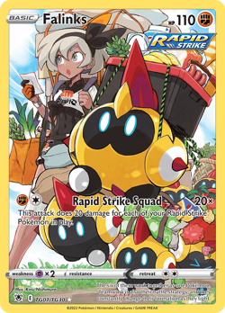 Falinks TG07/TG30 Holo Astral Radiance Trainer Gallery Pokemon NM - Image 1