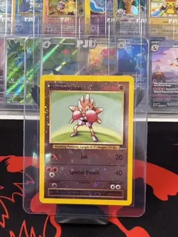 Hitmonchan 2/9 Reverse Holo 2002 Best of Game WOTC Promo Pokemon [NM] - Image 1